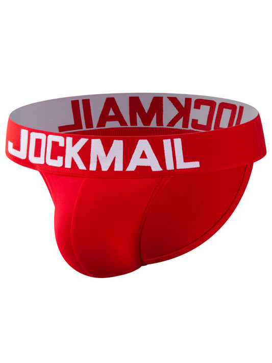 Slip coton ouvert Jockmail Maroc 3 couleurs Gris Rouge Blanc