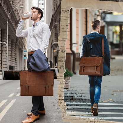 sacoche Vintage-Style Messenger homme