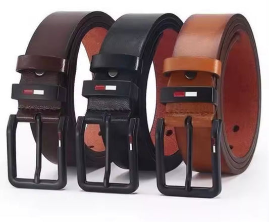 CEINTURE POUR HOMME FINITION HAUT DE GAMME - DISPONIBLE EN MARRON CLAIR, MARRON FONCÉ ET NOIR - VENTE AU MAROC