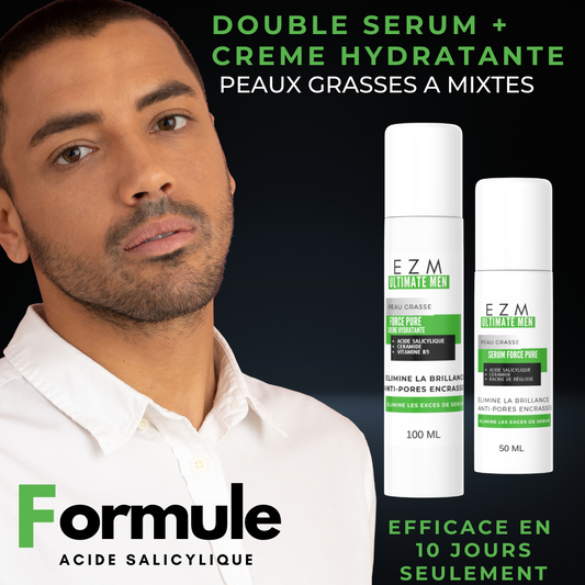 Pack Routine Matifiant Peau Grasse - Force Pure -2produits