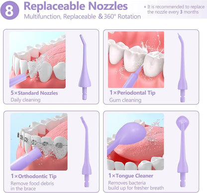 Pack de 2 produits dentaires (Brosse à dent + hydropulseur dentaire)