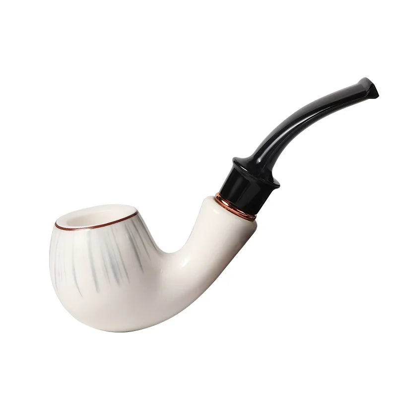 Pipe à Tabac en resine blanche Maroc