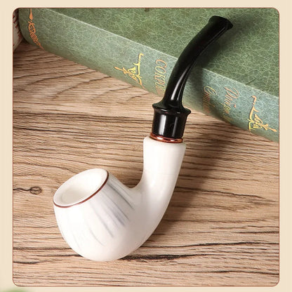 Pipe à Tabac en resine blanche Maroc