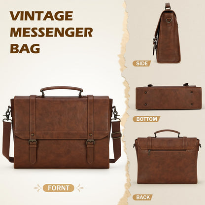 sacoche Vintage-Style Messenger homme